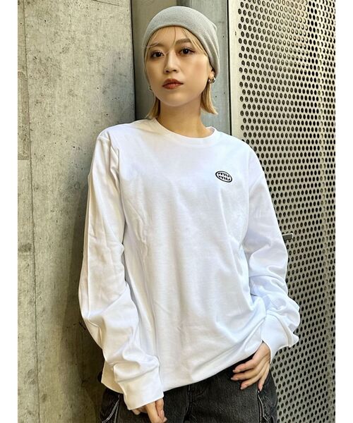 MURUA(ムルーア)の「ポイントロゴロンT(Tシャツ/カットソー・レディース・ブラック/ホワイト・FREE)」の4枚目の写真