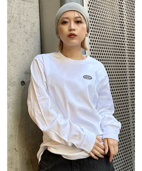 MURUA(ムルーア)の「ポイントロゴロンT(Tシャツ/カットソー・レディース・ブラック/ホワイト・FREE)」の8枚目の写真