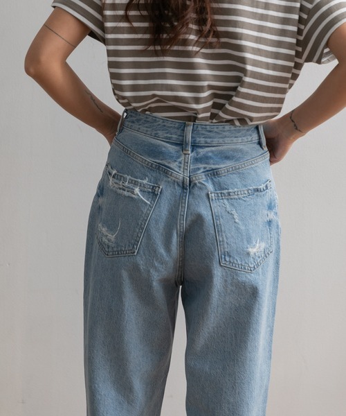 AMERICAN RAG CIE（アメリカンラグシー）の「RED CARD / Dakota DENIM PT（デニムパンツ・レディース・ライトブルー・23/22/25/24）」の6枚目の写真