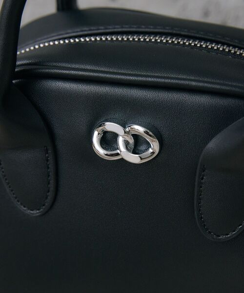 RETRO GIRL（レトロガール）の「ミニボストンバッグ（ショルダーバッグ・レディース・ブラック/オフホワイト/ブルー・ONE SIZE）」の16枚目の写真