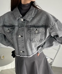 デニム クロップド Gジャン