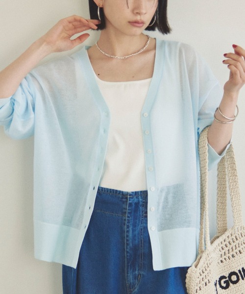 Doux archives（ドゥアルシーヴ）の「2wayスクエアリブタンクトップ（タンクトップ・レディース・グレイッシュベージュ/オフホワイト/チャコールグレー・FREE）」の6枚目の写真