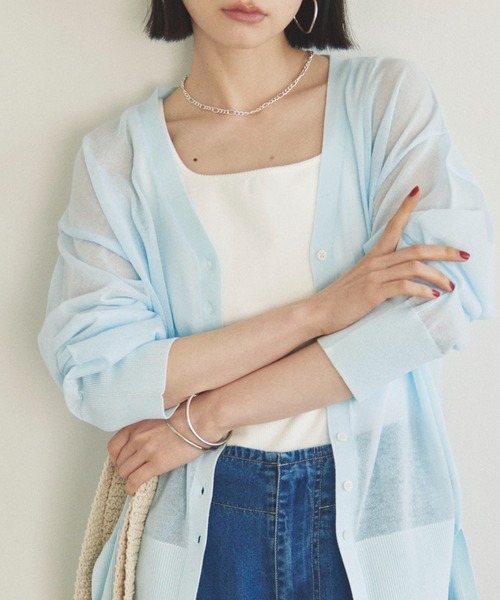 Doux archives（ドゥアルシーヴ）の「2wayスクエアリブタンクトップ（タンクトップ・レディース・グレイッシュベージュ/オフホワイト/チャコールグレー・FREE）」の7枚目の写真