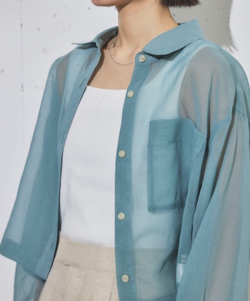 Doux archives（ドゥアルシーヴ）の「2wayスクエアリブタンクトップ（タンクトップ・レディース・グレイッシュベージュ/オフホワイト/チャコールグレー・FREE）」の17枚目の写真