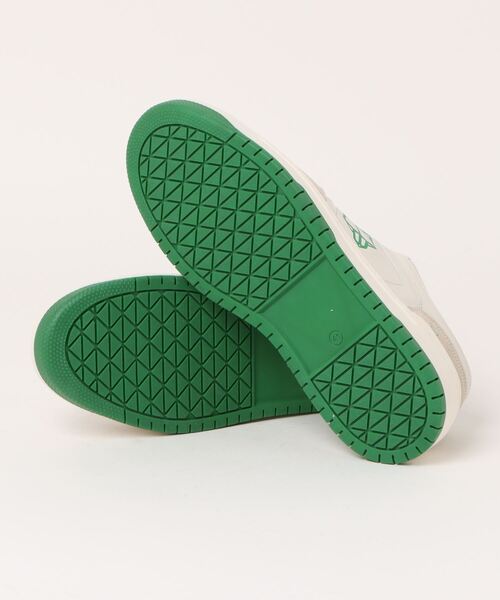 NakedWolfe(ネイキッドウルフ)の「NakedWolfe/ネイキッドウルフ/CM-01 OFF WHITE/GREEN LEATHER SUEDE COMBO(スニーカー・レディース・ブルー/モスグリーン・42/43/41/45)」の8枚目の写真