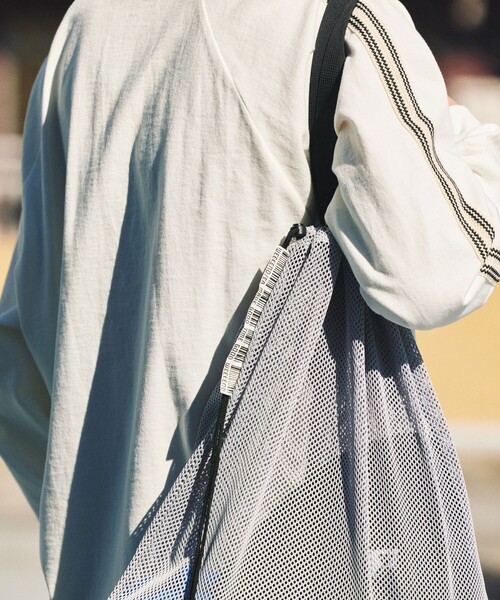 WEEKEND(ER)(ウィークエンダー)の「WEEKEND(ER) × FREAK'S STORE/ウィークエンダー × フリークスストア 別注 メッシュトートバッグ(トートバッグ・レディース・グリーン/イエロー/オレンジ/グレー/ブルー・ONE SIZE)」の16枚目の写真