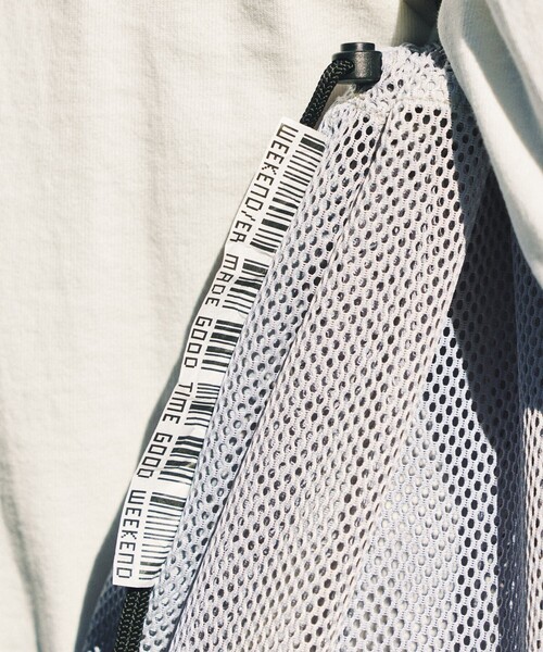 WEEKEND(ER)(ウィークエンダー)の「WEEKEND(ER) × FREAK'S STORE/ウィークエンダー × フリークスストア 別注 メッシュトートバッグ(トートバッグ・レディース・グリーン/イエロー/オレンジ/グレー/ブルー・ONE SIZE)」の17枚目の写真