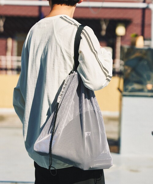 WEEKEND(ER)(ウィークエンダー)の「WEEKEND(ER) × FREAK'S STORE/ウィークエンダー × フリークスストア 別注 メッシュトートバッグ(トートバッグ・レディース・グリーン/イエロー/オレンジ/グレー/ブルー・ONE SIZE)」の19枚目の写真