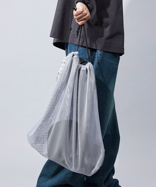 WEEKEND(ER)(ウィークエンダー)の「WEEKEND(ER) × FREAK'S STORE/ウィークエンダー × フリークスストア 別注 メッシュトートバッグ(トートバッグ・レディース・グリーン/イエロー/オレンジ/グレー/ブルー・ONE SIZE)」の21枚目の写真