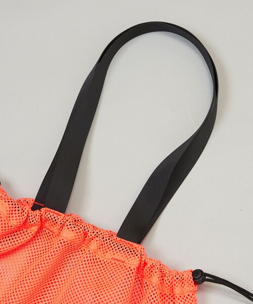 WEEKEND(ER)(ウィークエンダー)の「WEEKEND(ER) × FREAK'S STORE/ウィークエンダー × フリークスストア 別注 メッシュトートバッグ(トートバッグ・レディース・グリーン/イエロー/オレンジ/グレー/ブルー・ONE SIZE)」の9枚目の写真