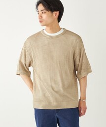 SHIPS Colors:メッシュ ニット アンサンブル◇