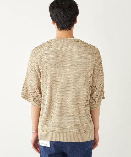 SHIPS Colors(シップス カラーズ)の「SHIPS Colors:メッシュ ニット アンサンブル◇(ニット/セーター・メンズ・ベージュ/ネイビー/ブルー・MEDIUM/LARGE/X-LARGE)」の19枚目の写真