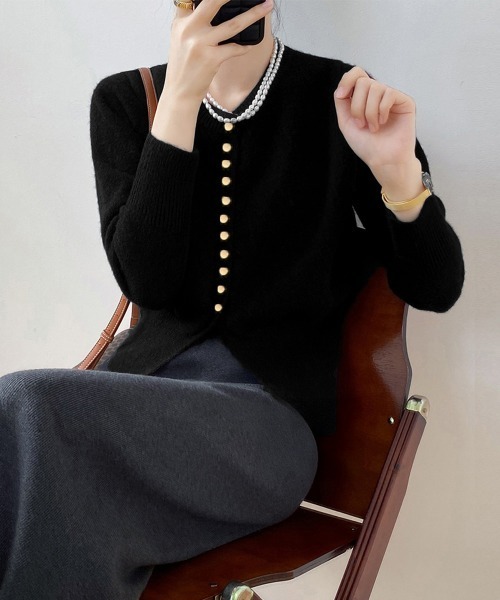 Miniministore(ミニミニストア)の「ニットセーター レディース 秋冬新作韓国(ニット/セーター・レディース・アイボリー/ブラック/レッド/グリーン・FREE)」の5枚目の写真