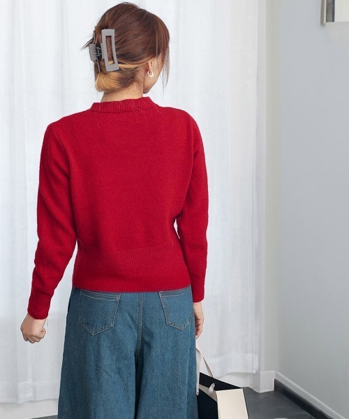 Miniministore(ミニミニストア)の「ニットセーター レディース 秋冬新作韓国(ニット/セーター・レディース・アイボリー/ブラック/レッド/グリーン・FREE)」の17枚目の写真