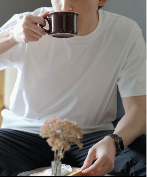 NAVY(ネイビー)の「NAVY FIT ストレッチドライ半袖Tシャツ メンズ(Tシャツ/カットソー・メンズ・ホワイト/チャコールグレー/ブラック/ネイビー・S/XL/L/M)」の10枚目の写真