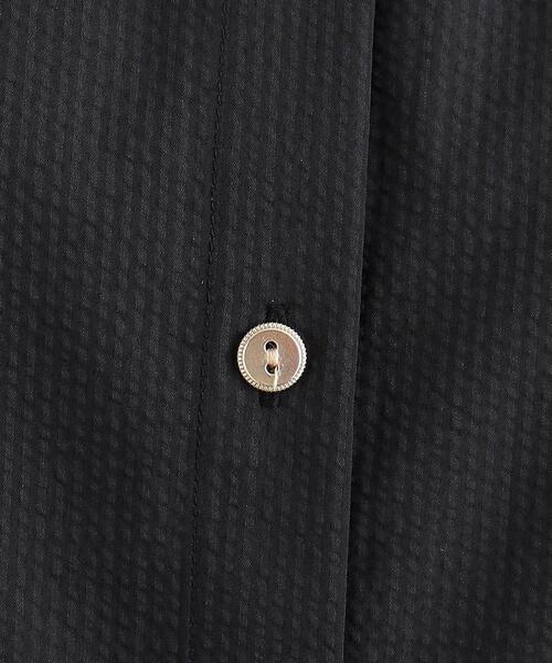 grove(グローブ)の「◆<洗濯機で洗える・UVカット>サッカーワンピース(ワンピース・レディース・ブラック系1/オリーブ/ブラック・03/02/01/04/05)」の7枚目の写真