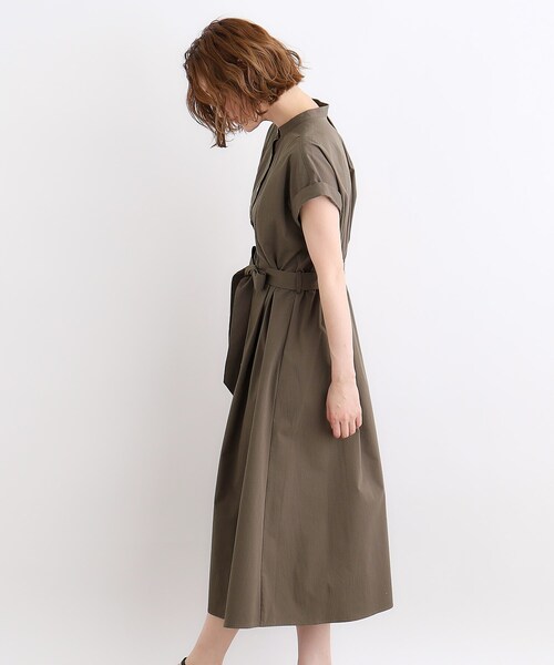 grove(グローブ)の「◆<洗濯機で洗える・UVカット>サッカーワンピース(ワンピース・レディース・ブラック系1/オリーブ/ブラック・03/02/01/04/05)」の18枚目の写真