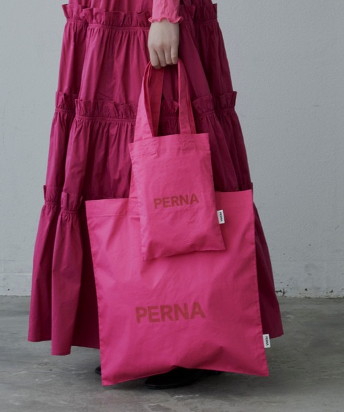 PERNA(ペルナ)の「ペルナミニトートバッグ(トートバッグ・レディース・イエロー/ピンク/ブルー・FREE)」の1枚目の写真
