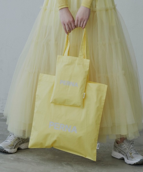 PERNA(ペルナ)の「ペルナミニトートバッグ(トートバッグ・レディース・イエロー/ピンク/ブルー・FREE)」の3枚目の写真