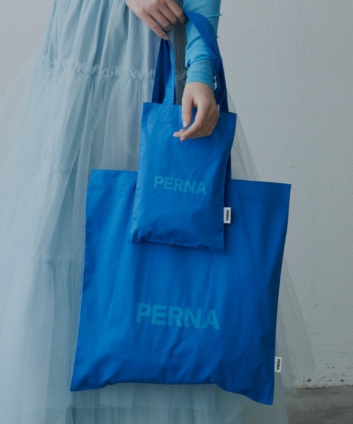 PERNA(ペルナ)の「ペルナミニトートバッグ(トートバッグ・レディース・イエロー/ピンク/ブルー・FREE)」の2枚目の写真
