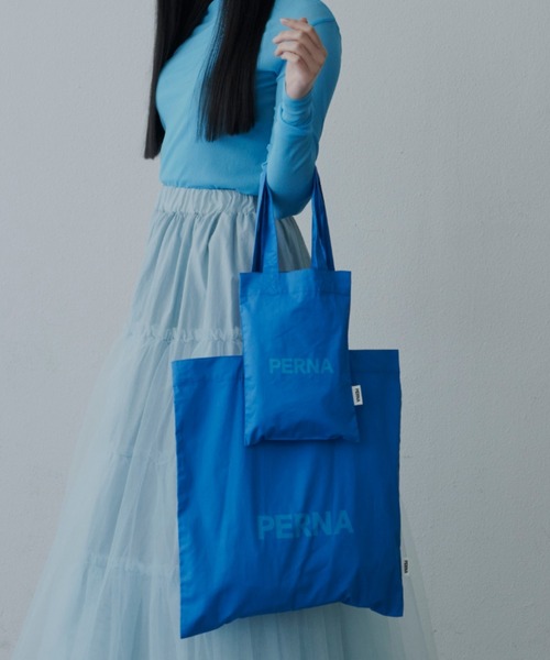 PERNA(ペルナ)の「ペルナミニトートバッグ(トートバッグ・レディース・イエロー/ピンク/ブルー・FREE)」の4枚目の写真