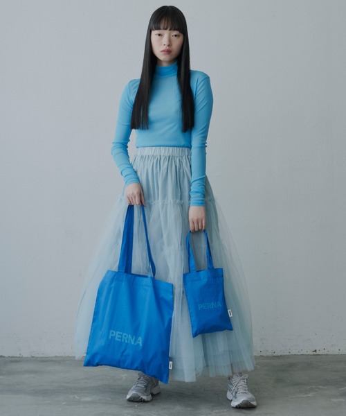 PERNA(ペルナ)の「ペルナミニトートバッグ(トートバッグ・レディース・イエロー/ピンク/ブルー・FREE)」の14枚目の写真