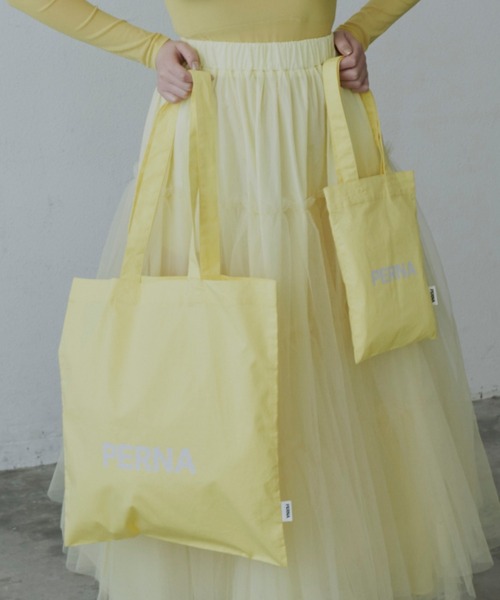 PERNA(ペルナ)の「ペルナミニトートバッグ(トートバッグ・レディース・イエロー/ピンク/ブルー・FREE)」の17枚目の写真