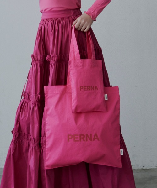 PERNA(ペルナ)の「ペルナミニトートバッグ(トートバッグ・レディース・イエロー/ピンク/ブルー・FREE)」の10枚目の写真