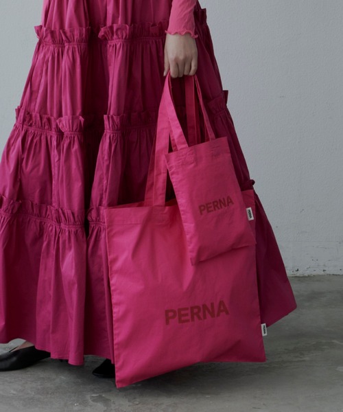 PERNA(ペルナ)の「ペルナミニトートバッグ(トートバッグ・レディース・イエロー/ピンク/ブルー・FREE)」の11枚目の写真