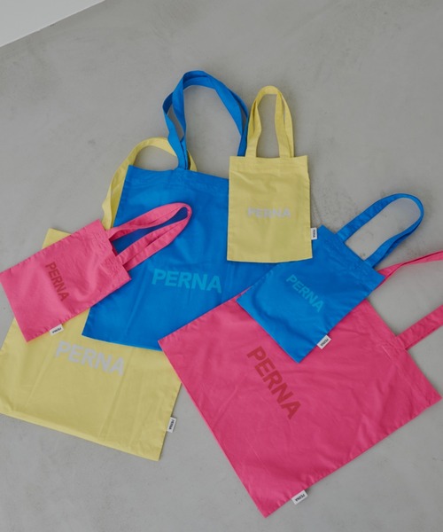 PERNA(ペルナ)の「ペルナミニトートバッグ(トートバッグ・レディース・イエロー/ピンク/ブルー・FREE)」の21枚目の写真