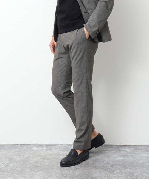 NOLLEY’S（ノーリーズ）の「《セットアップ対応/ビジカジ対応》接触冷感 360度ストレッチ イージーパンツ（その他パンツ・メンズ・ベージュ/チャコールグレー/インディゴブルー・M/S/XL/L）」の2枚目の写真