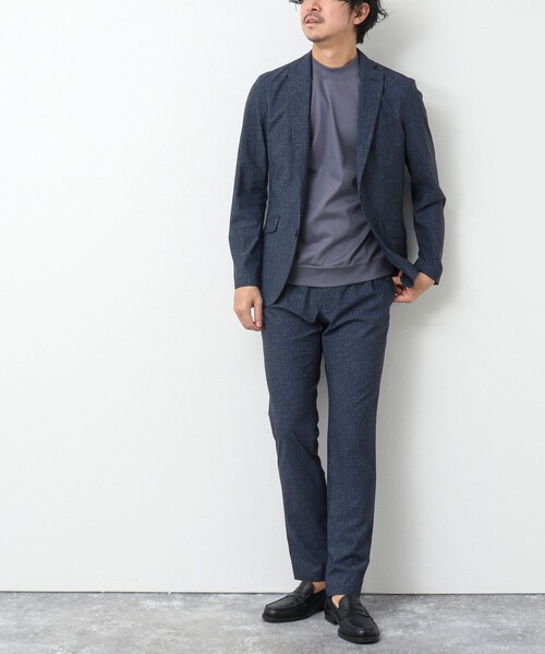 NOLLEY’S（ノーリーズ）の「《セットアップ対応/ビジカジ対応》接触冷感 360度ストレッチ イージーパンツ（その他パンツ・メンズ・ベージュ/チャコールグレー/インディゴブルー・M/S/XL/L）」の6枚目の写真