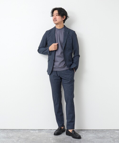 NOLLEY’S（ノーリーズ）の「《セットアップ対応/ビジカジ対応》接触冷感 360度ストレッチ イージーパンツ（その他パンツ・メンズ・ベージュ/チャコールグレー/インディゴブルー・M/S/XL/L）」の5枚目の写真