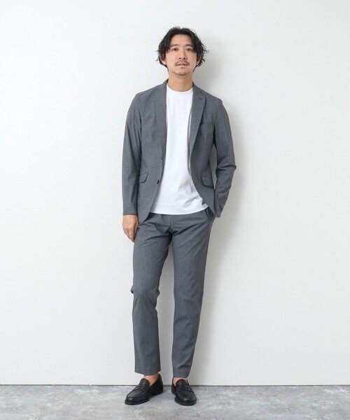 NOLLEY’S（ノーリーズ）の「《セットアップ対応/ビジカジ対応》接触冷感 360度ストレッチ イージーパンツ（その他パンツ・メンズ・ベージュ/チャコールグレー/インディゴブルー・M/S/XL/L）」の22枚目の写真