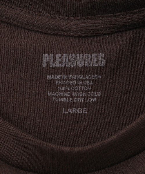PLEASURES（プレジャー）の「【PLEASURES / プレジャー】STACK T-SHIRT（Tシャツ/カットソー・メンズ・ホワイト/ブラック/ブラウン・MEDIUM/LARGE）」の21枚目の写真