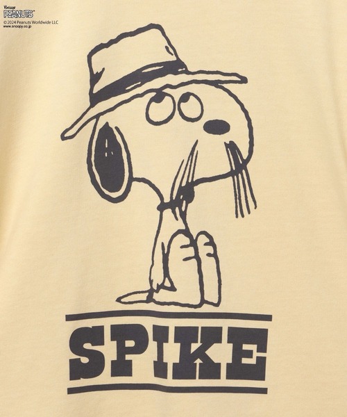PEANUTS(ピーナッツ)の「【SNOOPY&FRIENDS meets BAYFLOW】ピーナッツスノーTシャツ(KIDS)(Tシャツ/カットソー・キッズ・ネイビー/イエロー/ピンク/チャコール/オフホワイト/ライトブルー・120cm/110cm/150cm/130cm/140cm)」の7枚目の写真