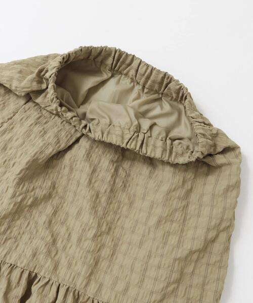 ITEMS URBANRESEARCH（アイテムズ アーバンリサーチ）の「サッカーチェックスカート（スカート・レディース・ブラック/カーキ・FREE）」の6枚目の写真