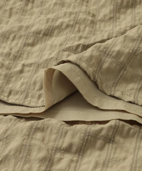 ITEMS URBANRESEARCH（アイテムズ アーバンリサーチ）の「サッカーチェックスカート（スカート・レディース・ブラック/カーキ・FREE）」の4枚目の写真