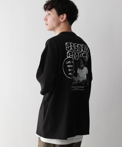 派手英字プリントジャケット ルーズシルエット バックプリント セール】【neos -addictive design-】ルーズシルエット