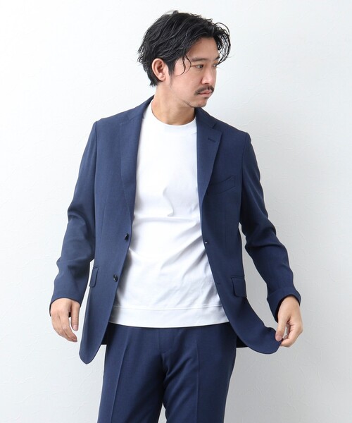 NOLLEY'S goodman(ノーリーズグッドマン)の「《ビジカジ / セットアップ対応》サマートラベスト TRABEST ジャケット(テーラードジャケット・メンズ・グレー/ブラウン/ネイビー/インディゴブルー・XL/L/M/S)」の9枚目の写真