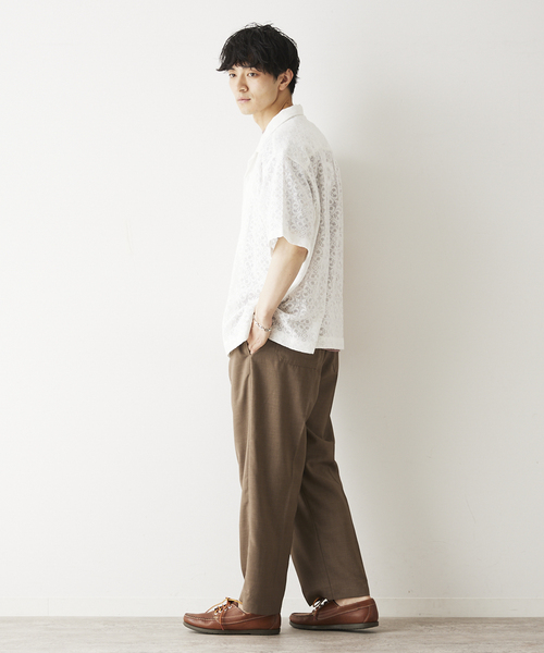 JOURNAL STANDARD relume（ジャーナルスタンダード　レリューム）の「SPORTCLAD / スポーツクラッド 別注 ツータック イージースラックス（スラックス・メンズ・ブラック/サックスブルー/ブラウン・SMALL/MEDIUM/LARGE）」の20枚目の写真