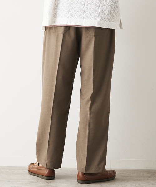 JOURNAL STANDARD relume（ジャーナルスタンダード　レリューム）の「SPORTCLAD / スポーツクラッド 別注 ツータック イージースラックス（スラックス・メンズ・ブラック/サックスブルー/ブラウン・SMALL/MEDIUM/LARGE）」の14枚目の写真