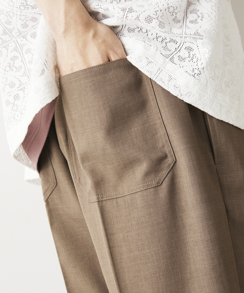 JOURNAL STANDARD relume（ジャーナルスタンダード　レリューム）の「SPORTCLAD / スポーツクラッド 別注 ツータック イージースラックス（スラックス・メンズ・ブラック/サックスブルー/ブラウン・SMALL/MEDIUM/LARGE）」の13枚目の写真