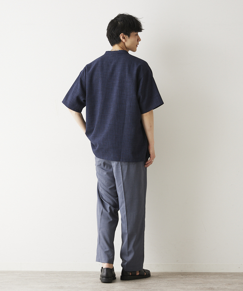 JOURNAL STANDARD relume（ジャーナルスタンダード　レリューム）の「SPORTCLAD / スポーツクラッド 別注 ツータック イージースラックス（スラックス・メンズ・ブラック/サックスブルー/ブラウン・SMALL/MEDIUM/LARGE）」の9枚目の写真