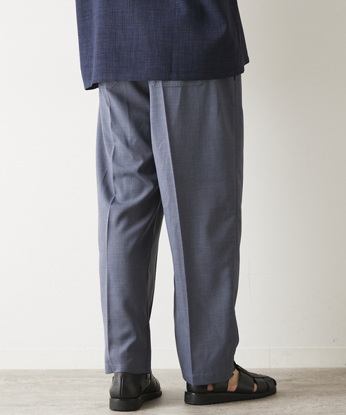 JOURNAL STANDARD relume（ジャーナルスタンダード　レリューム）の「SPORTCLAD / スポーツクラッド 別注 ツータック イージースラックス（スラックス・メンズ・ブラック/サックスブルー/ブラウン・SMALL/MEDIUM/LARGE）」の5枚目の写真