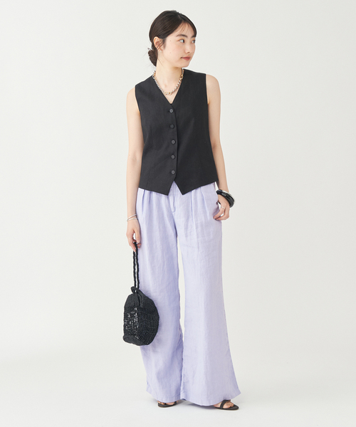 【新品】Plage Linen ベスト linen nuance ベスト（ベスト）｜Plage（プラージュ）の通販