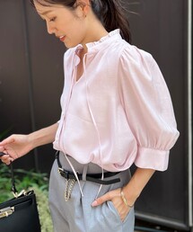 NOLLEY’S | 5分袖フリルブラウス(シャツ/ブラウス)