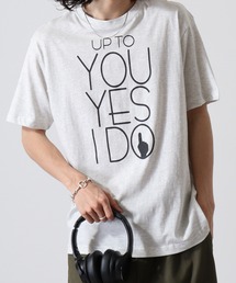 メッセージプリント半袖Tシャツ