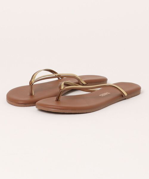 TKEES(ティキーズ)の「【W】【it】【IW4】【Tkees】DUOS ビーチサンダル(サンダル・レディース・ベージュ系その他/ブラウン系その他・US8/US7/US5)」の2枚目の写真