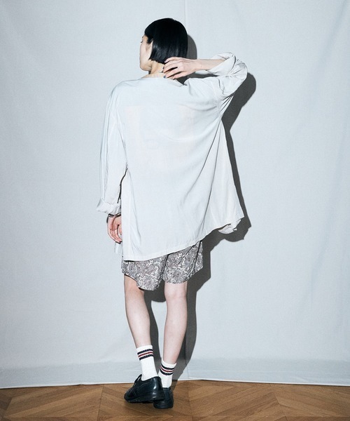 FACTOTUM(ファクトタム)の「【FACTOTUM】Paisley Printed Boxer Shorts(その他パンツ・メンズ・グレー・46)」の3枚目の写真